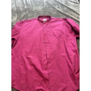 Murphy Church Wear purple clergy tab collar shirt 17.5 36/37 French Cuff